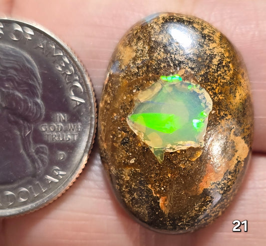 #21 Ethiopian Inlay Boulder Opal