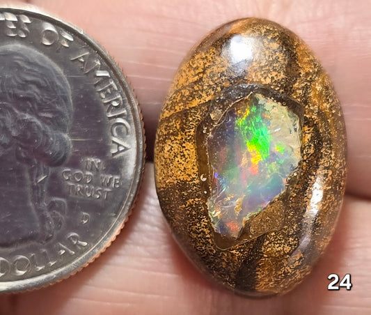 #24 Ethiopian Inlay Boulder Opal