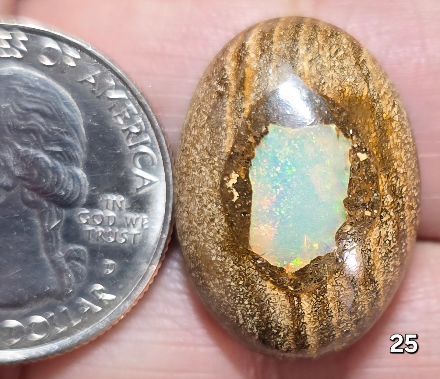 #25 Ethiopian Inlay Boulder Opal