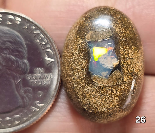 #26 Ethiopian Inlay Boulder Opal