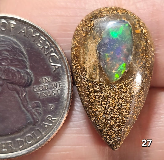 #27 Ethiopian Inlay Boulder Opal