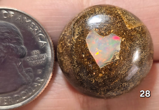 #28 Ethiopian Inlay Boulder Opal