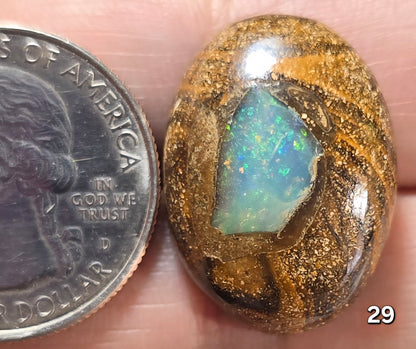 #29 Ethiopian Inlay Boulder Opal