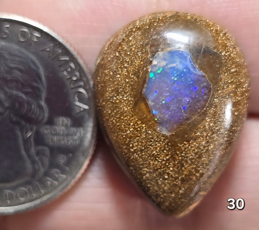 #30 Ethiopian Inlay Boulder Opal