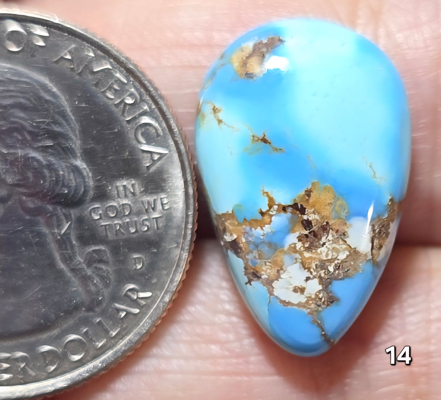 #14 Golden Hill Turquoise