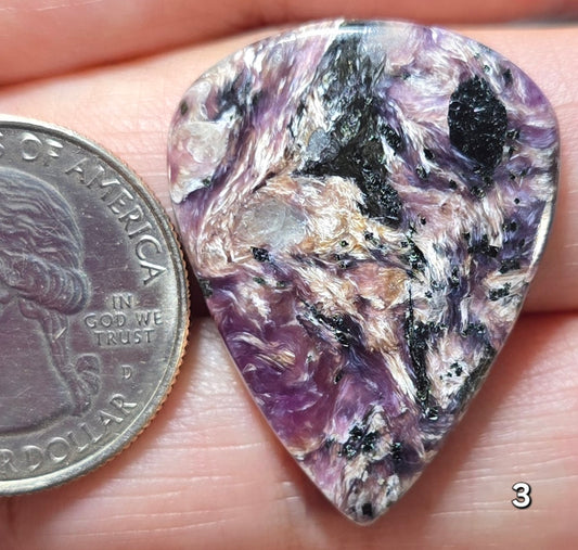 #3 Stormy Fibrous Charoite