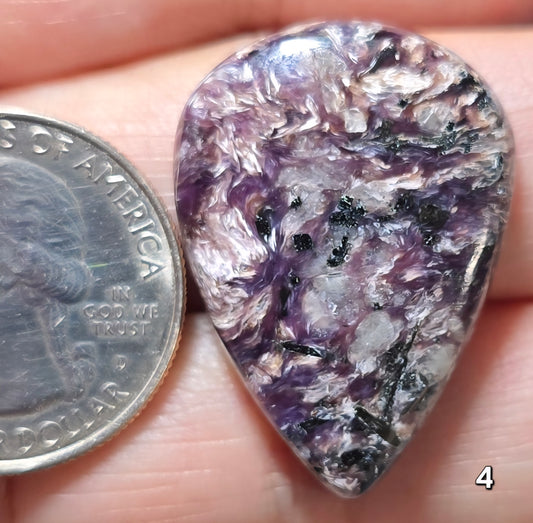 #4 Stormy Fibrous Charoite