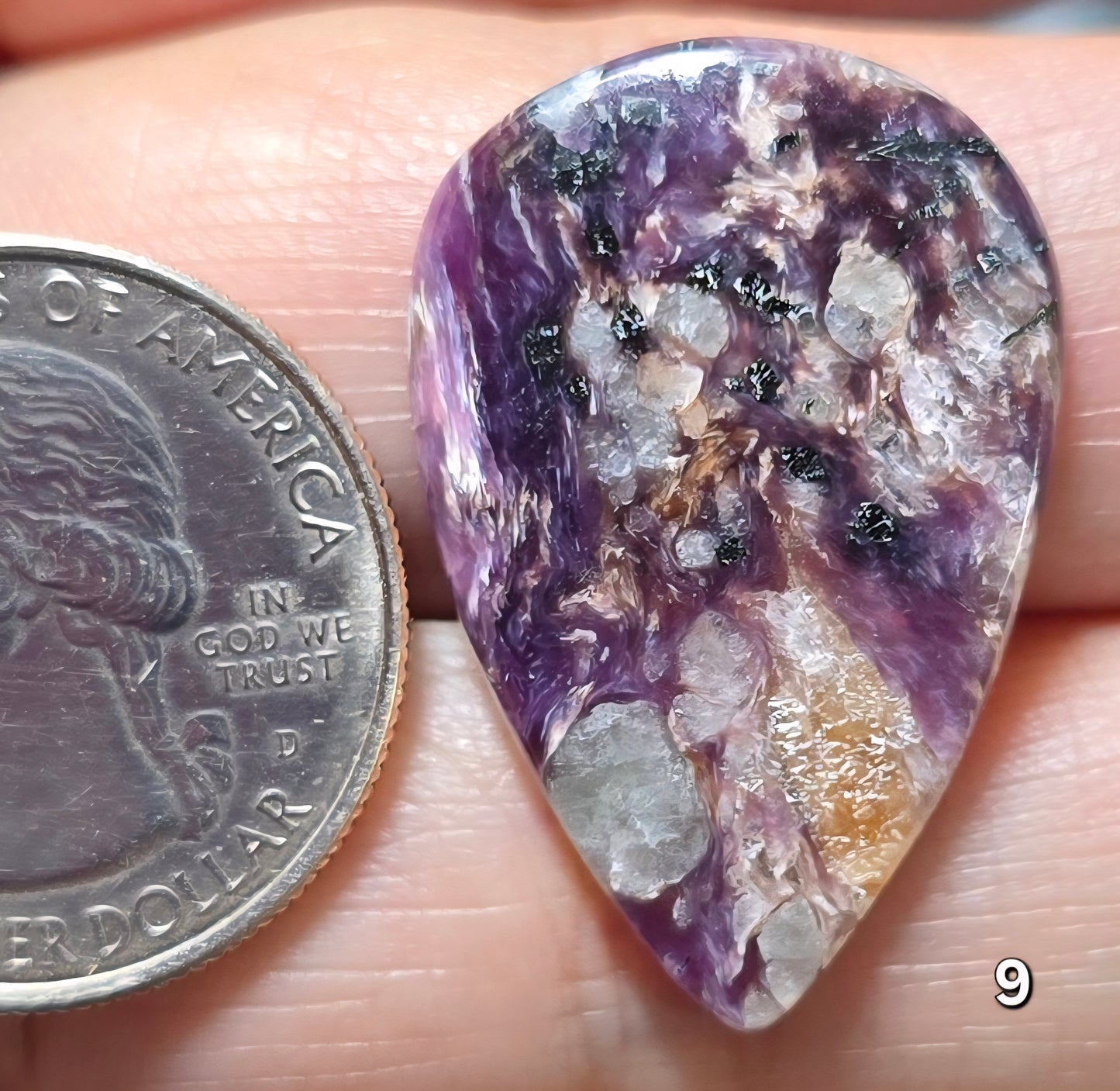 #9 Stormy Fibrous Charoite