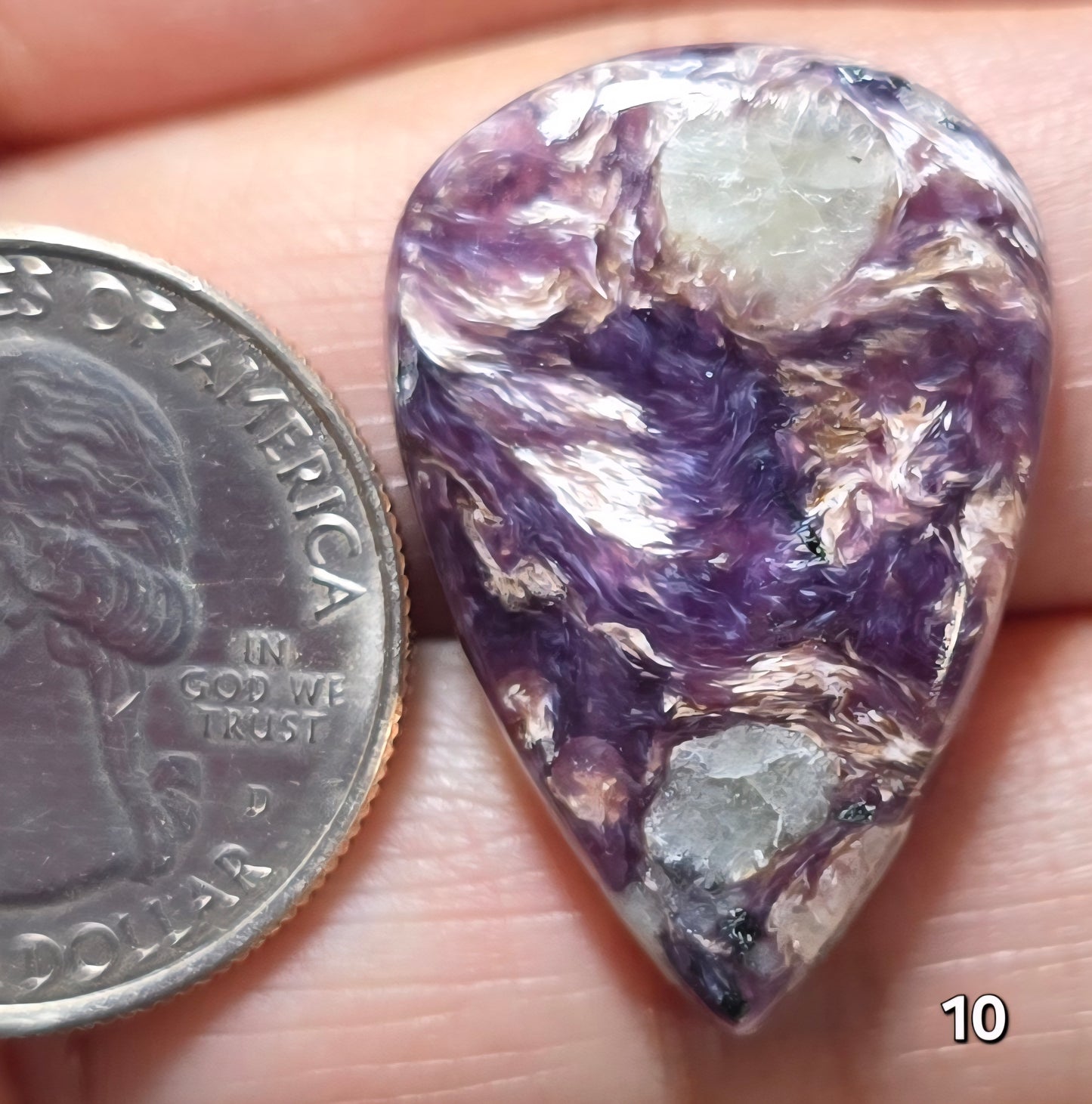 #10 Stormy Fibrous Charoite