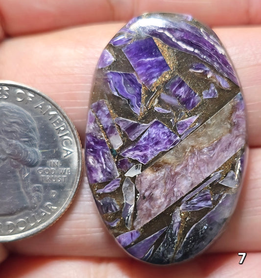 #7 Copper Charoite
