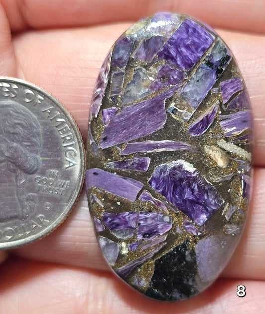 #8 Copper Charoite