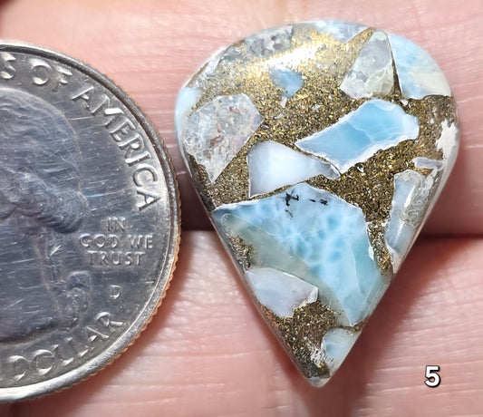 #5 Copper Larimar