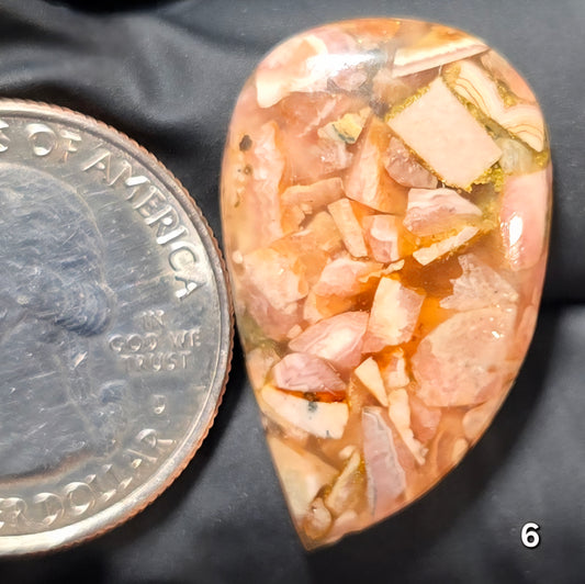 Multicolour Rhodoni Copper Rhodonite Cabochons – Yogi Designs