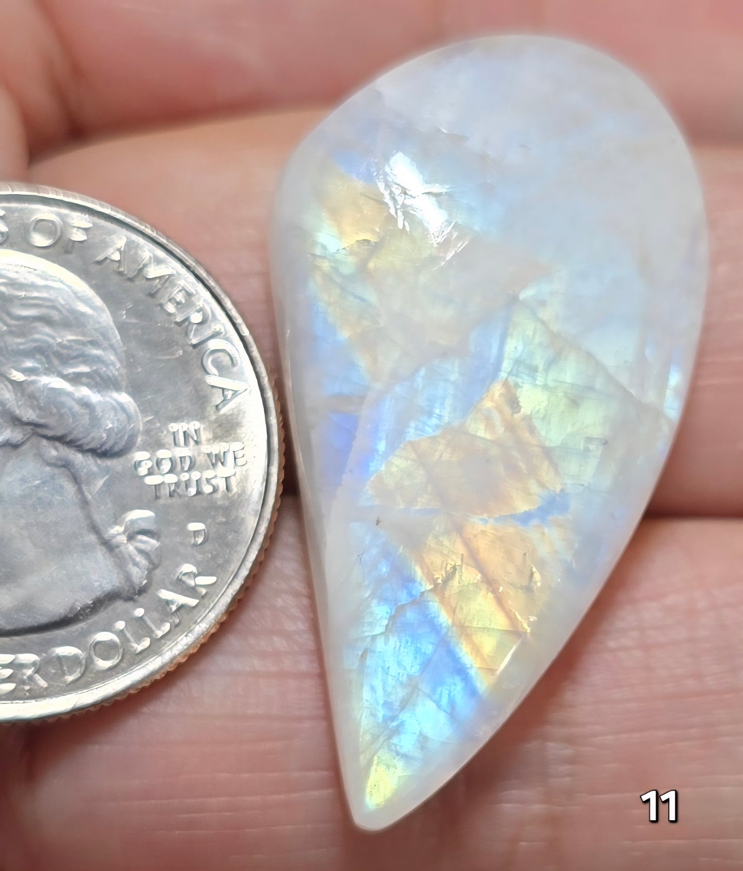 #11 Rainbow Flash Moonstone