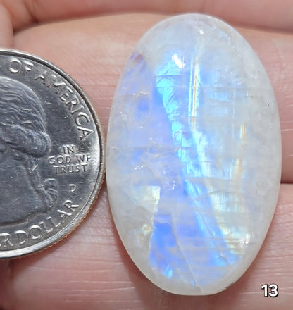 #13 Rainbow Flash Moonstone