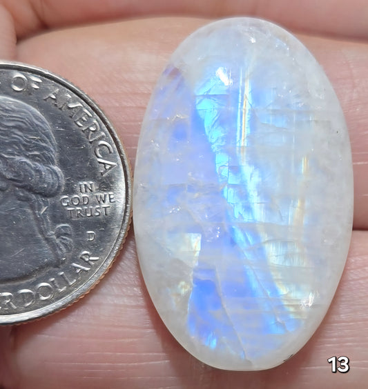 #13 Rainbow Flash Moonstone