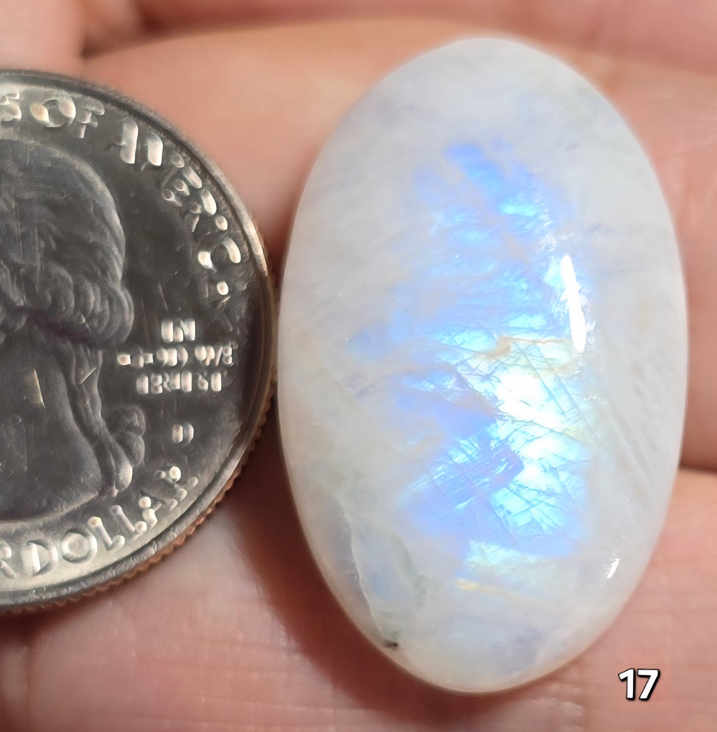 #17 Rainbow Flash Moonstone