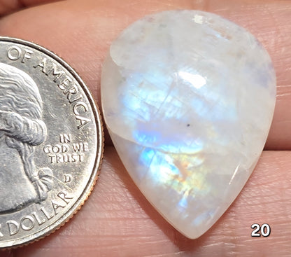 #20 Rainbow Flash Moonstone
