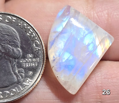 #26 Rainbow Flash Moonstone