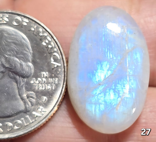 #27 Rainbow Flash Moonstone