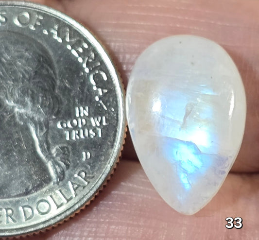 #33 Rainbow Flash Moonstone