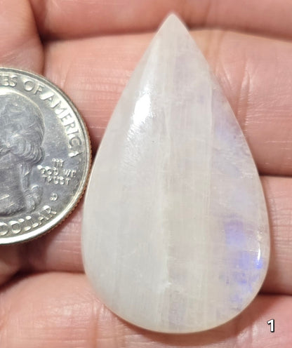 #1 Blue Flash Moonstone