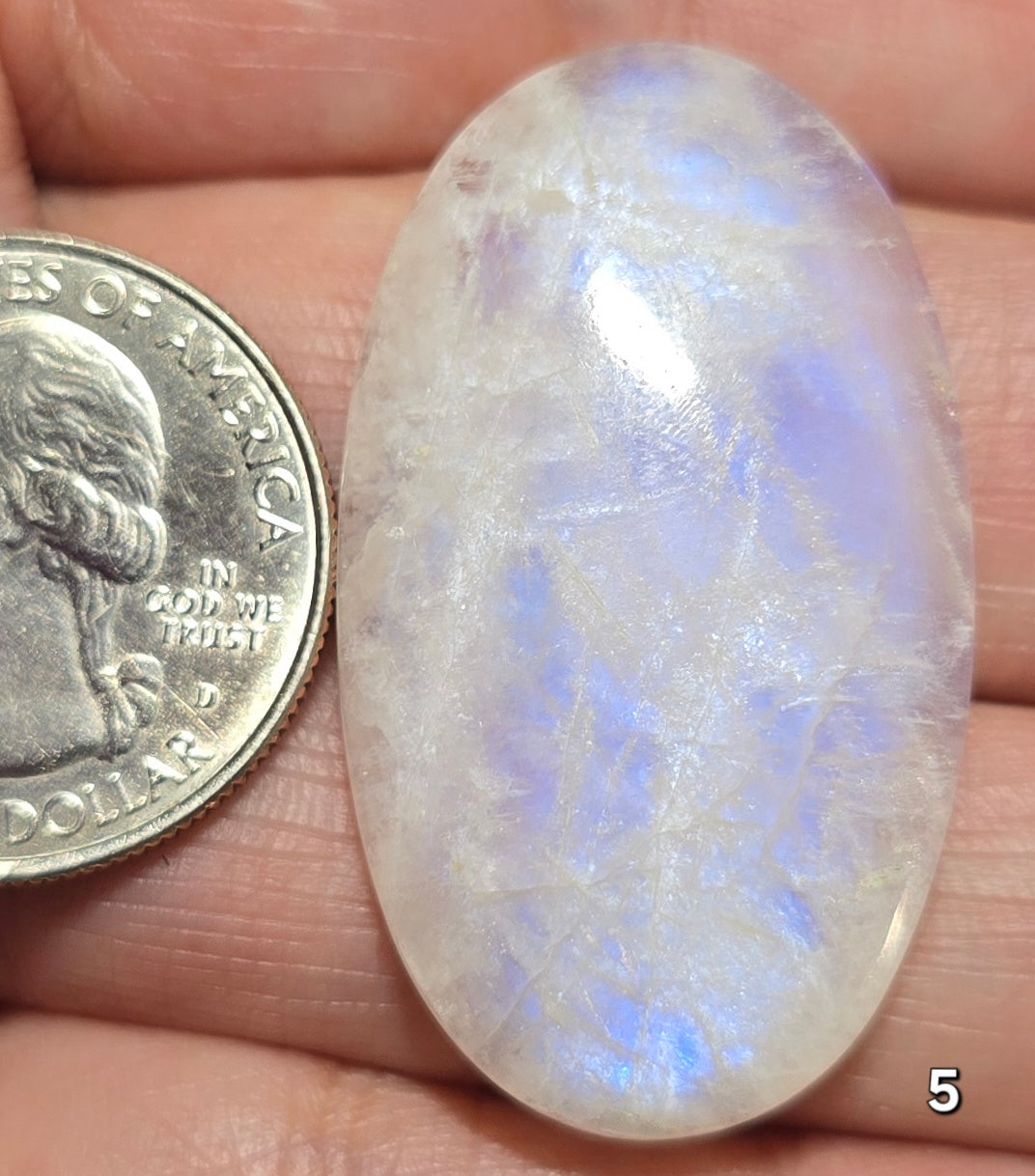 #5 Blue Flash Moonstone