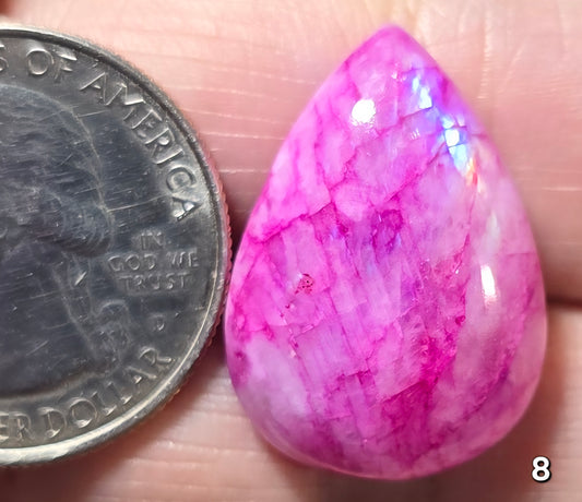 #8 Pink Dyed Moonstone
