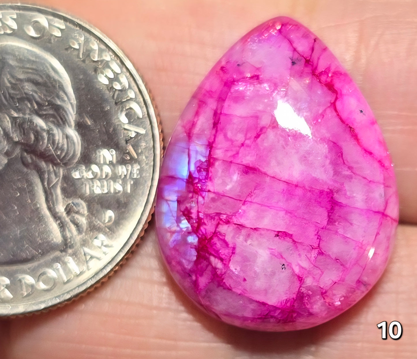 #10 Pink Dyed Moonstone