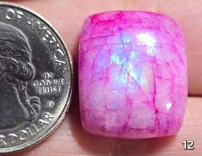 #12 Pink Dyed Moonstone
