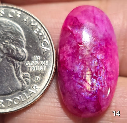 #14 Pink Dyed Moonstone