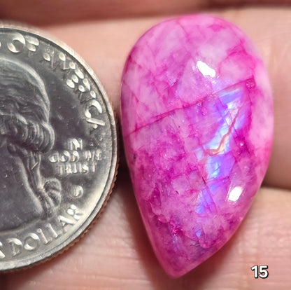 #15 Pink Dyed Moonstone
