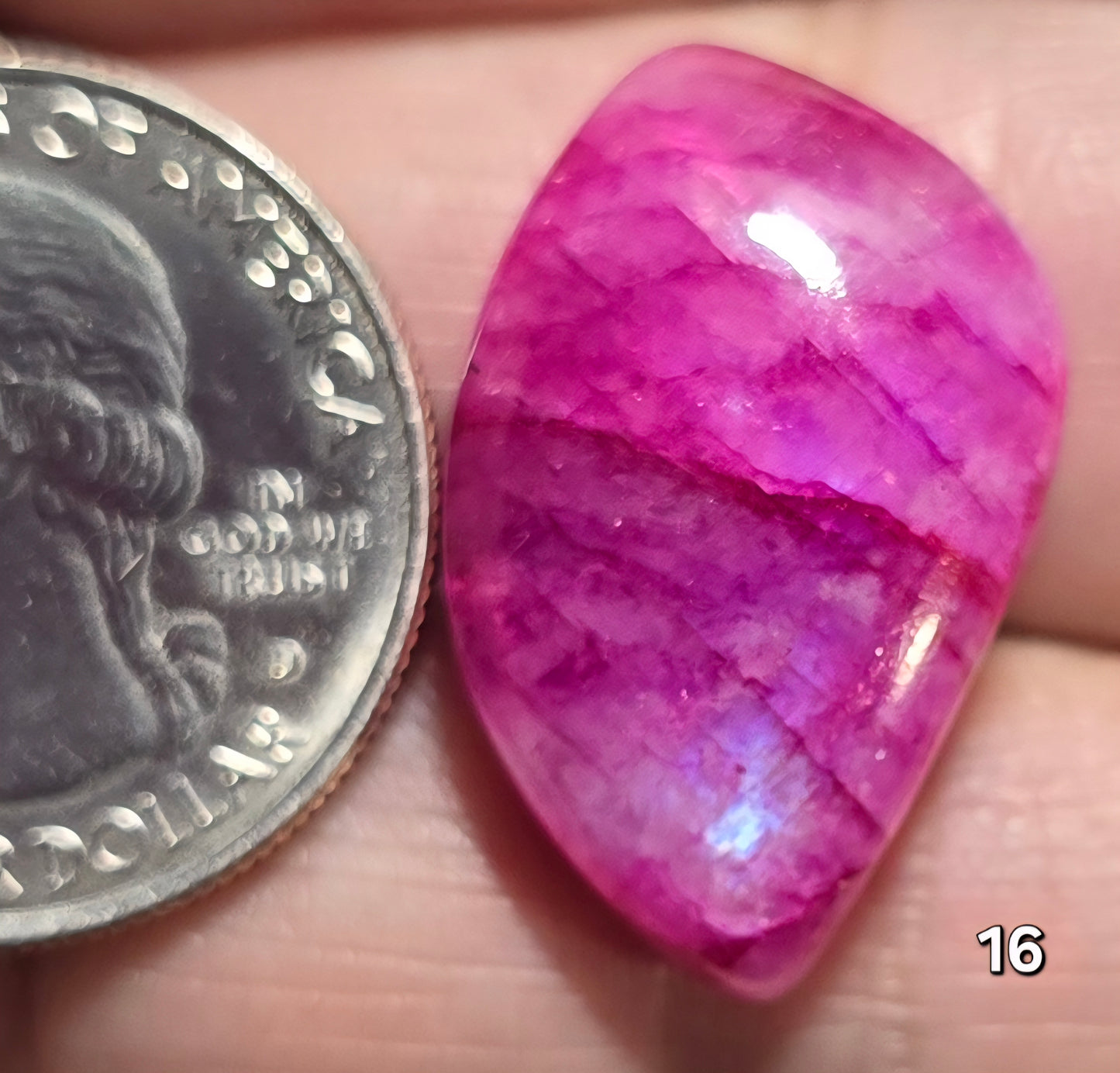 #16 Pink Dyed Moonstone