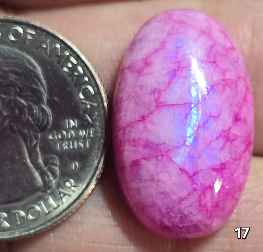 #17 Pink Dyed Moonstone