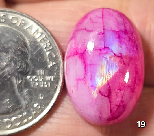 #19 Pink Dyed Moonstone