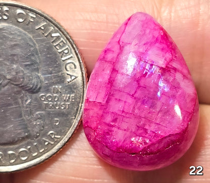 #22 Pink Dyed Moonstone