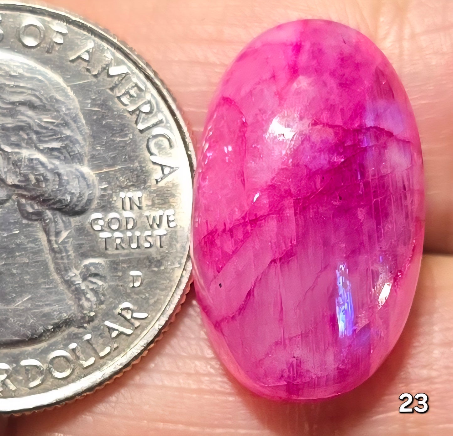 #23 Pink Dyed Moonstone
