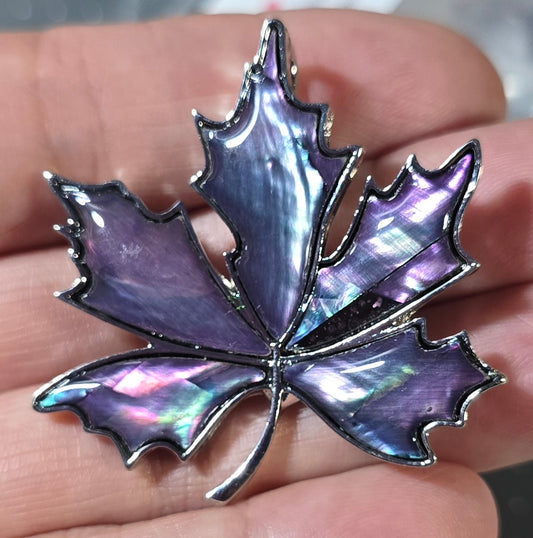 Abalone Leaves Pendant/Brooch
