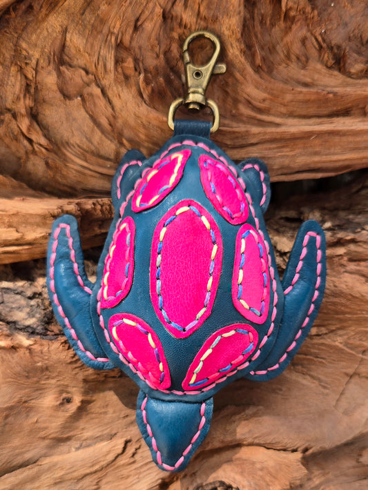 Bubblegum Rebellion Leather Turtle