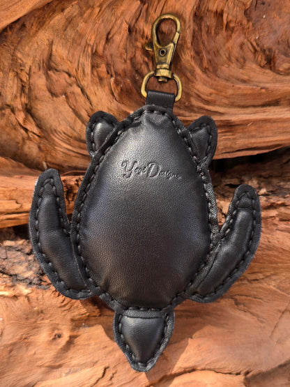 Midnight Drift Leather Turtle