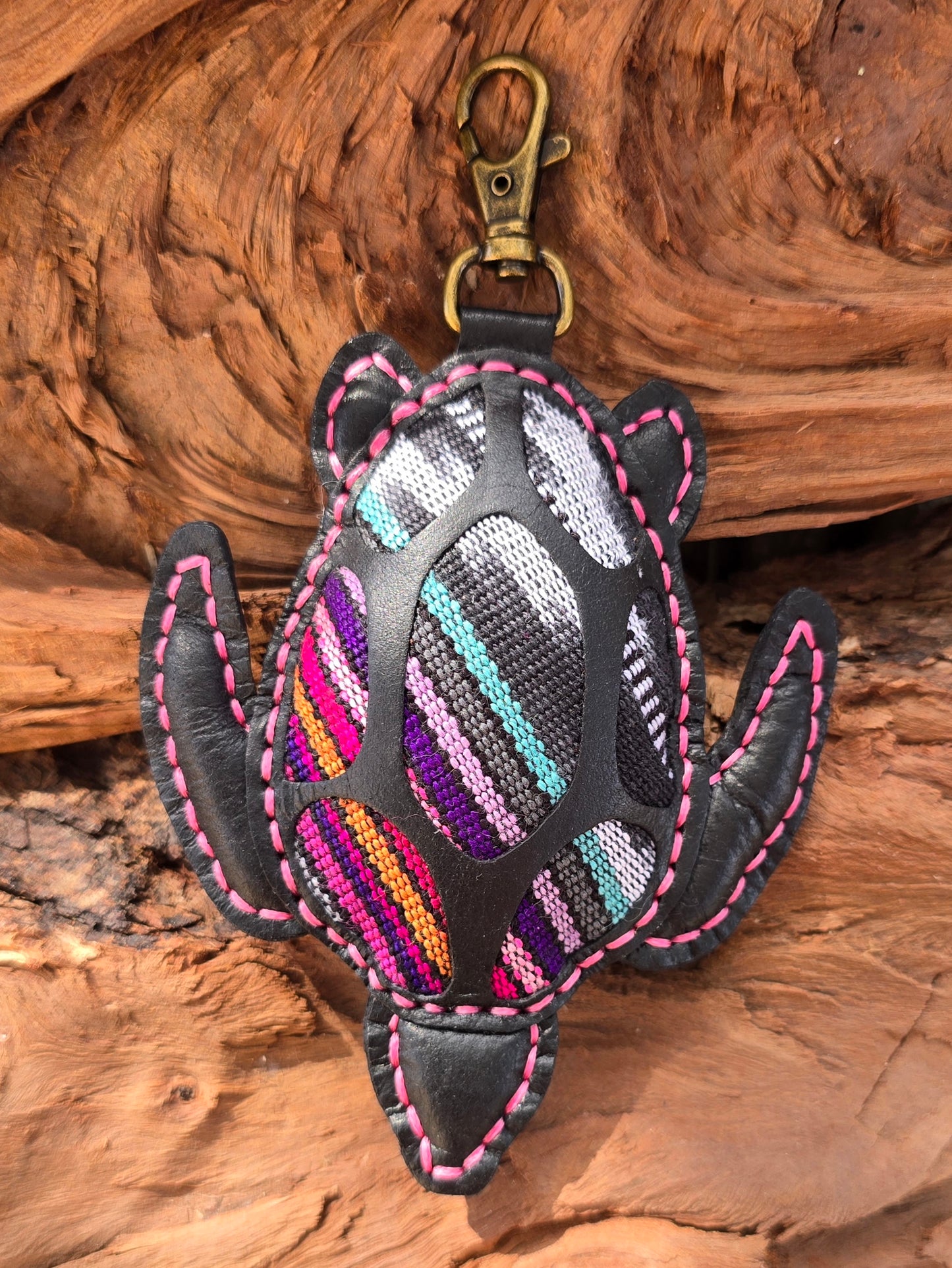 Midnight Charro Leather Turtle