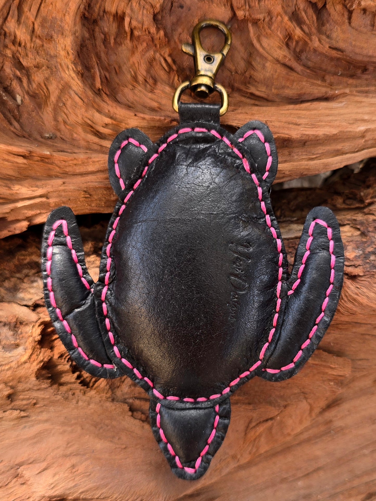 Midnight Charro Leather Turtle