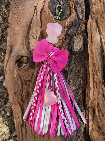 Pink Sugar Quartz Tassel