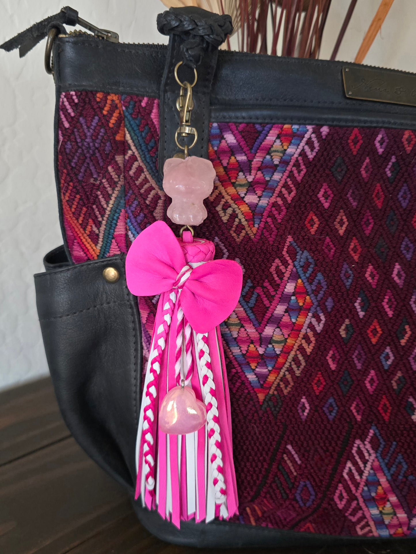 Pink Sugar Quartz Tassel