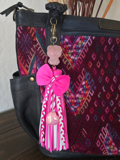 Pink Sugar Quartz Tassel