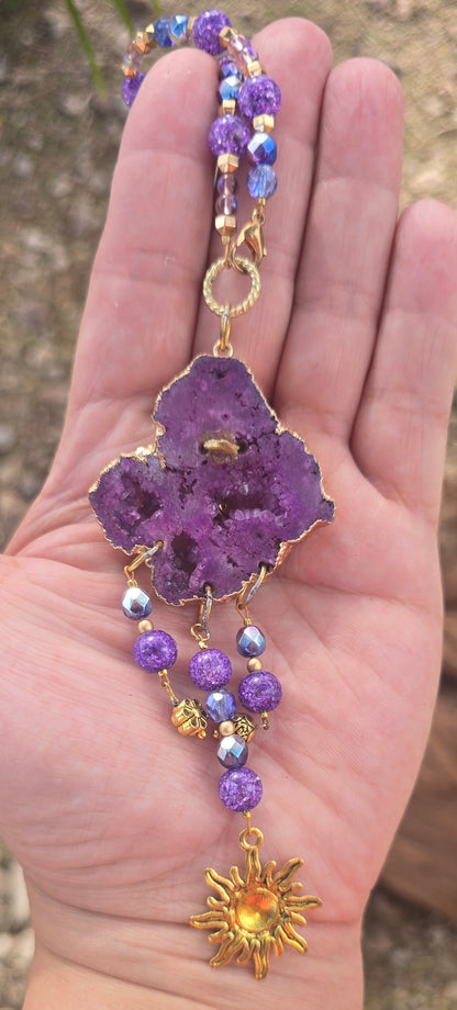 Celestial Violet Talisman Charm