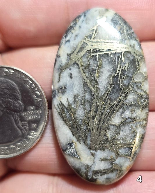 #4 Feather Pyrite