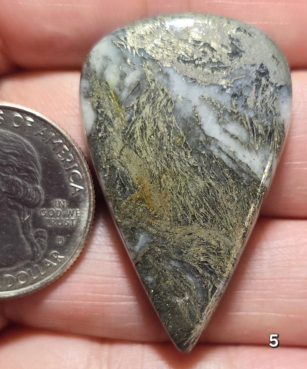 #5 Feather Pyrite