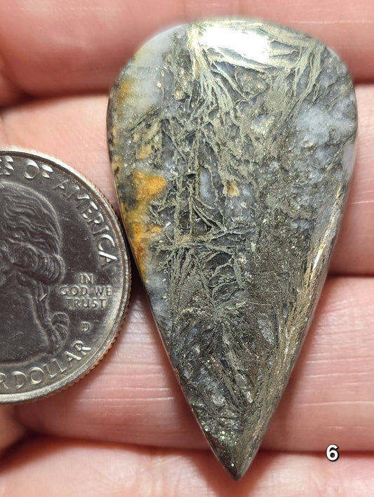 #6 Feather Pyrite