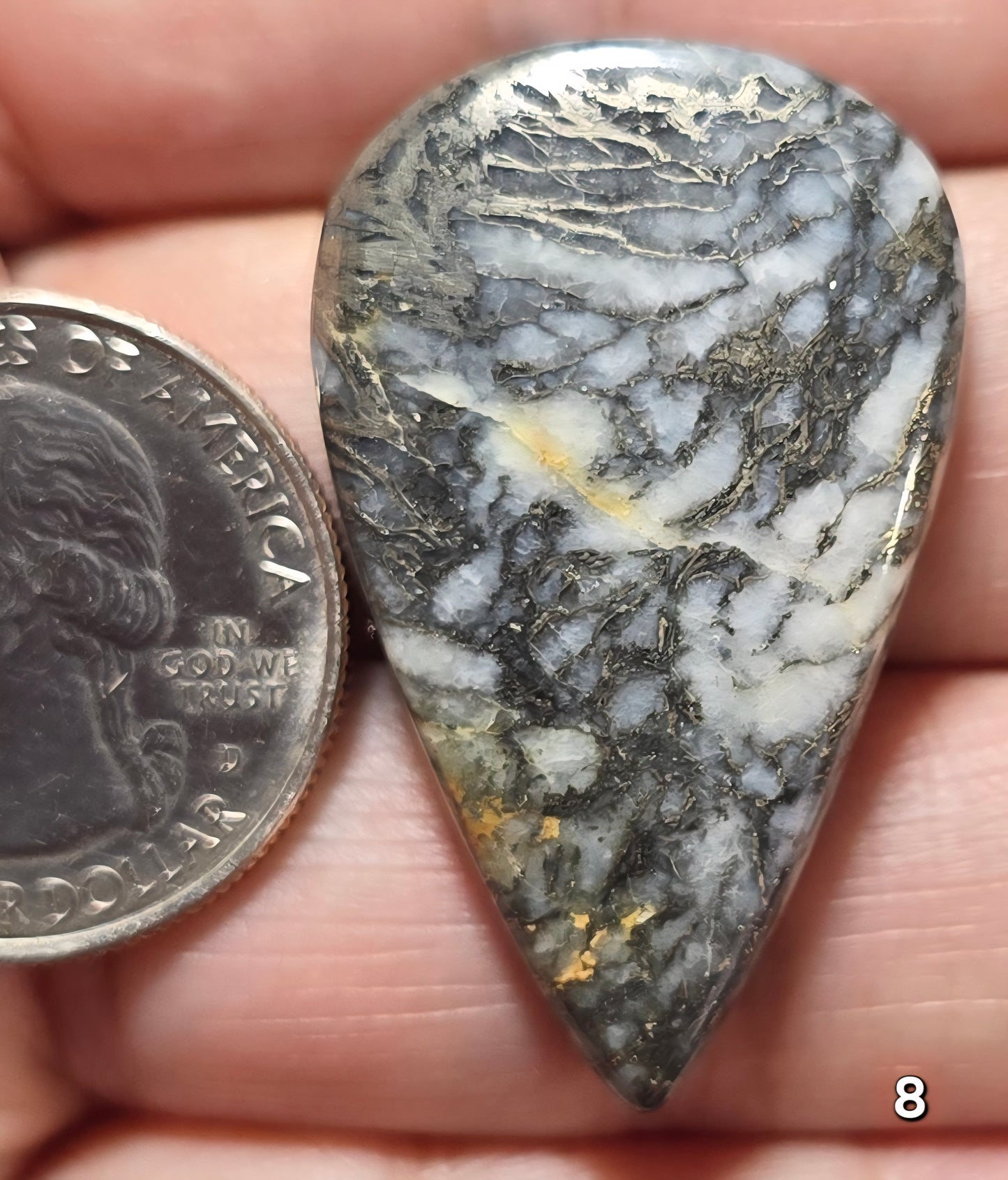 #8 Feather Pyrite